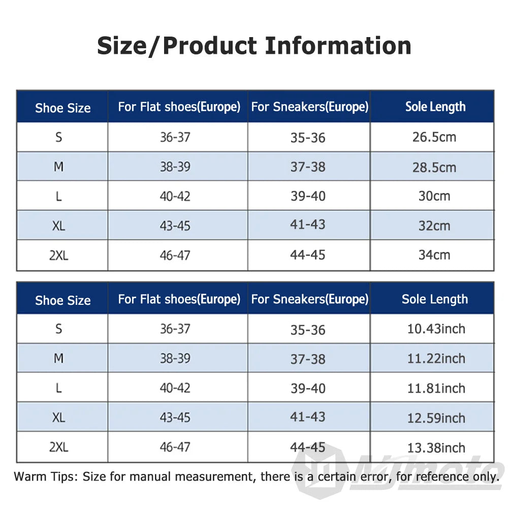 Motorcycle Shoe Cover Non-Slip Waterproof For Rainy Day