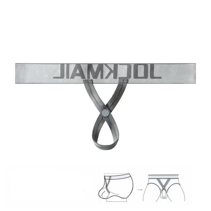 3 Piece Lot Jockmail Ringed Revelation Hollow-Out Thong