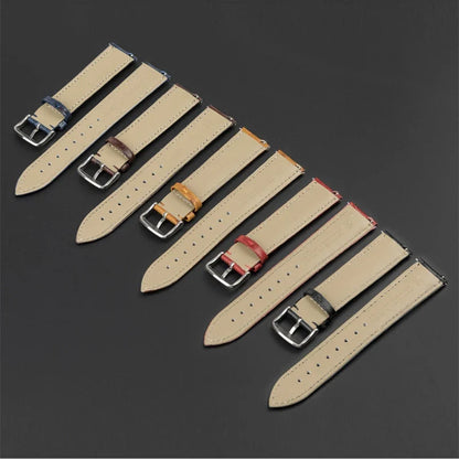 Samsung Galaxy Watch 7, 6, 5, 4 & FE Ostrich-Pattern Leather Band