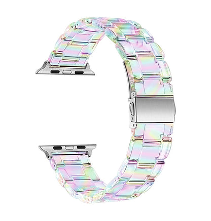 Resin Transparent Band for Apple Watch Series 11/10/9/8/7/6/5/4/ SE / Ultra 1/2/3