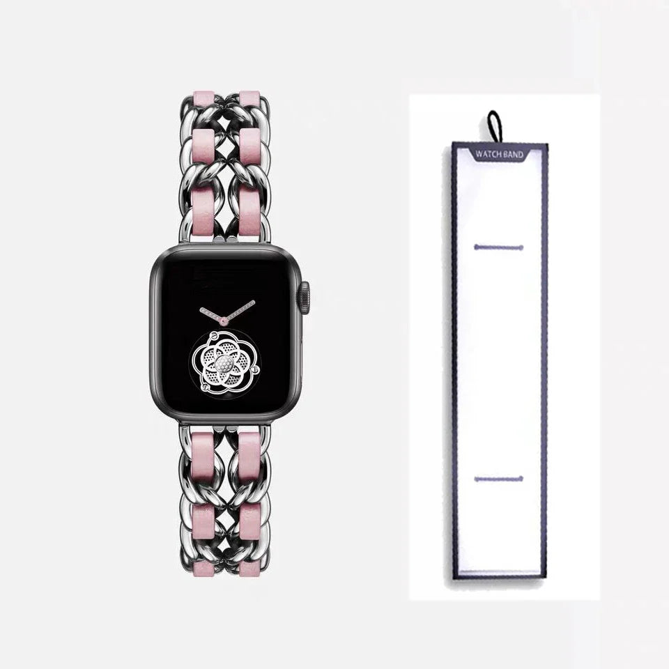 Apple Watch Stainless Steel Strap - Luxury Chain Design