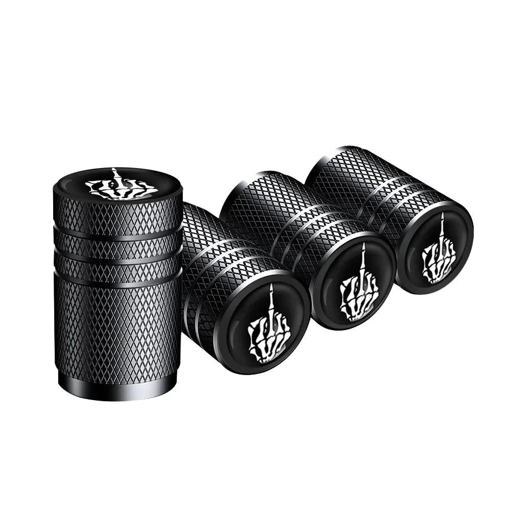 4PCS F*CK Valve Stem Caps