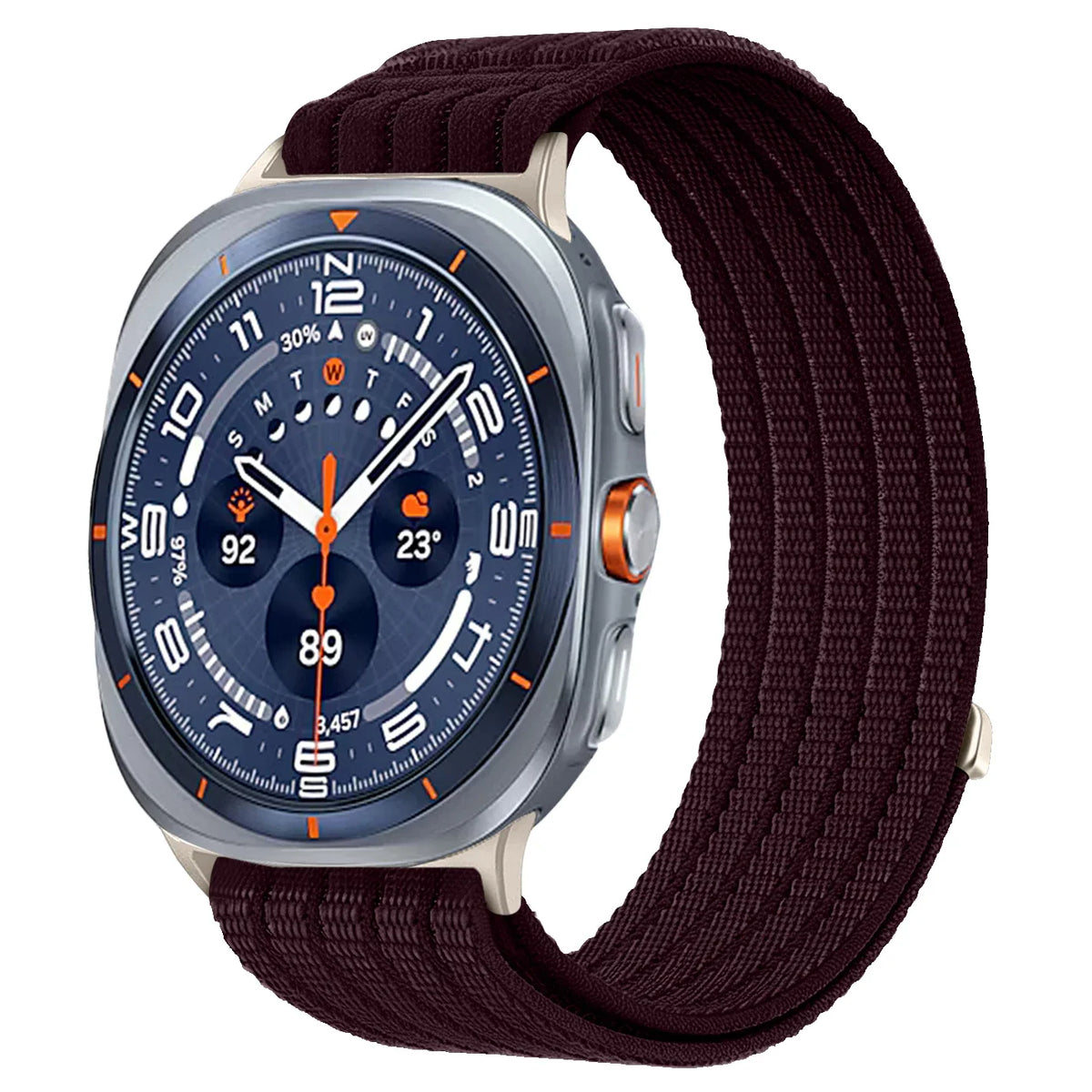 Samsung Galaxy Watch8, 9 & Ultra Ribbed Nylon Sport Loop
