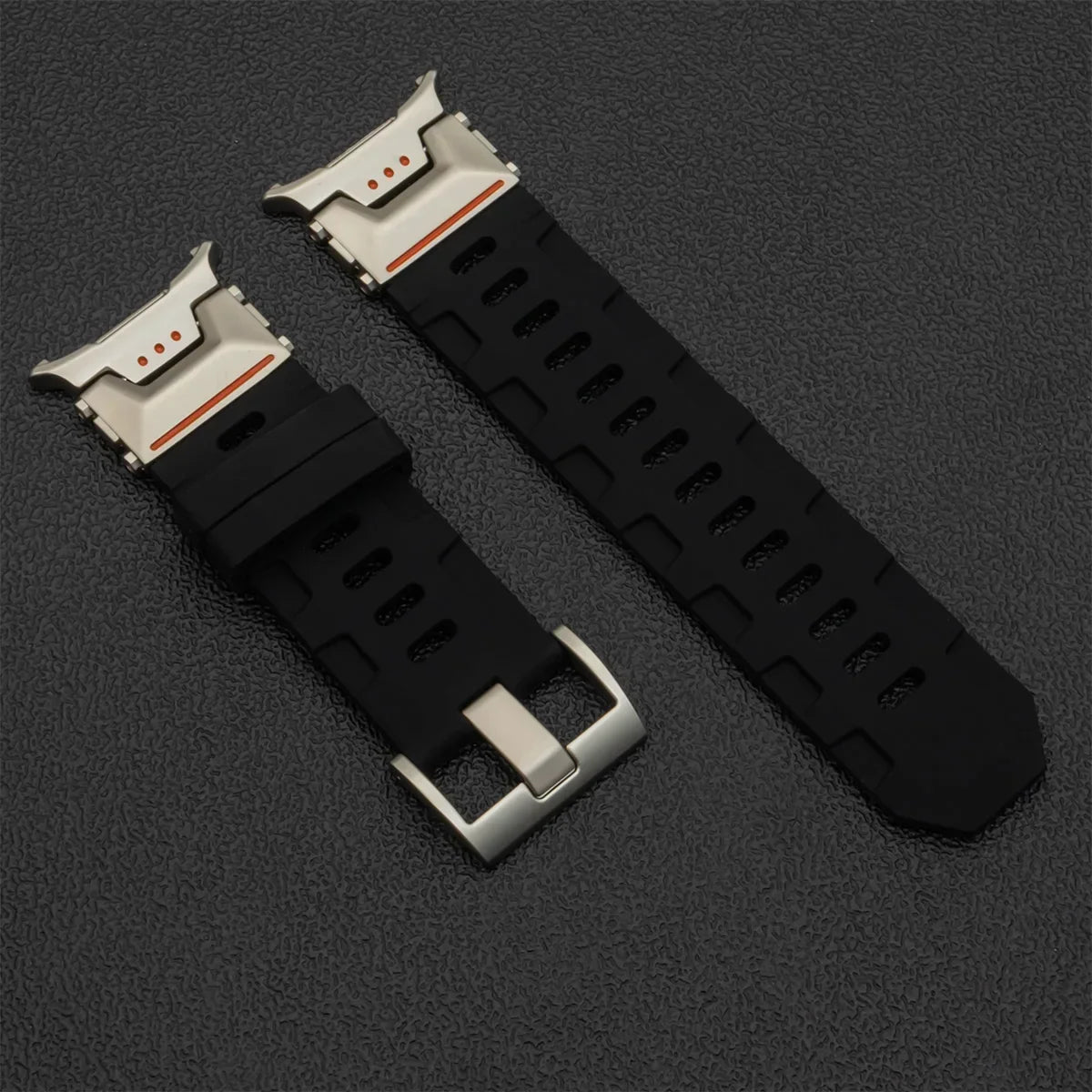 Samsung Galaxy Watch Ultra & Ultra 2 Rugged Silicone Band, No Gaps