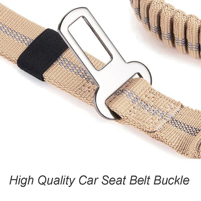 ReflectaBungee: Heavy-Duty Dog Leash & Seatbelt