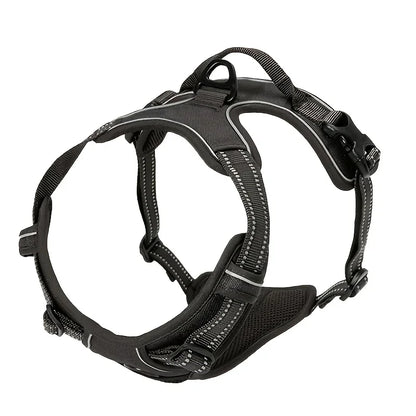 Reflective Fit: Adjustable Dog Harness for All Sizes