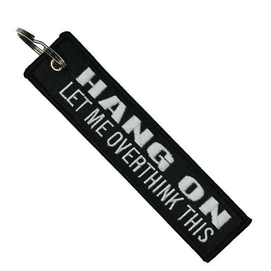 Hang On - Motorcycle Keychain