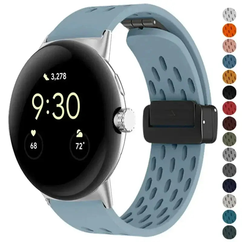 Google Pixel Silicone Band - Breathable With Magnetic Clasp