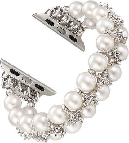 Pearl Strap for Apple Watch Band Series 11/10/9/8/7/6/5/4/ SE / Ultra 1/2/3