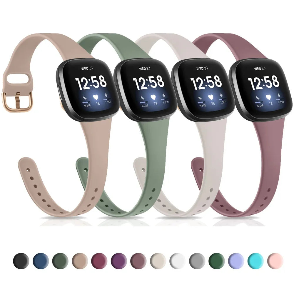 Silicone Fitbit Versa & Sense Bands
