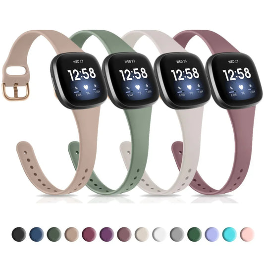 Silicone Fitbit Versa & Sense Bands