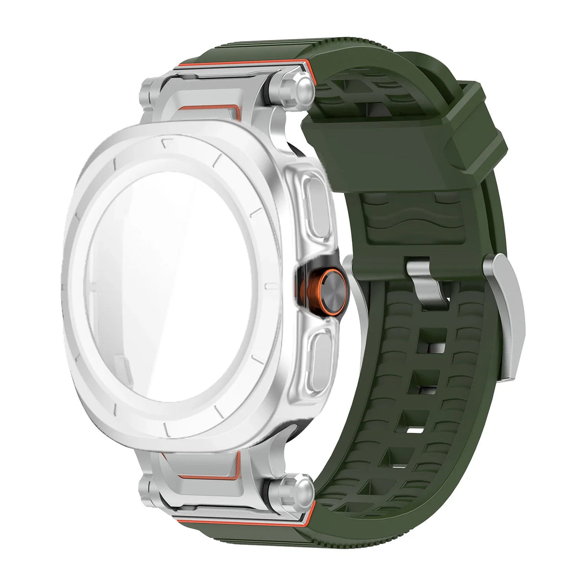 Samsung Galaxy Watch Ultra & Ultra 2 Silicone Band & Protective Case