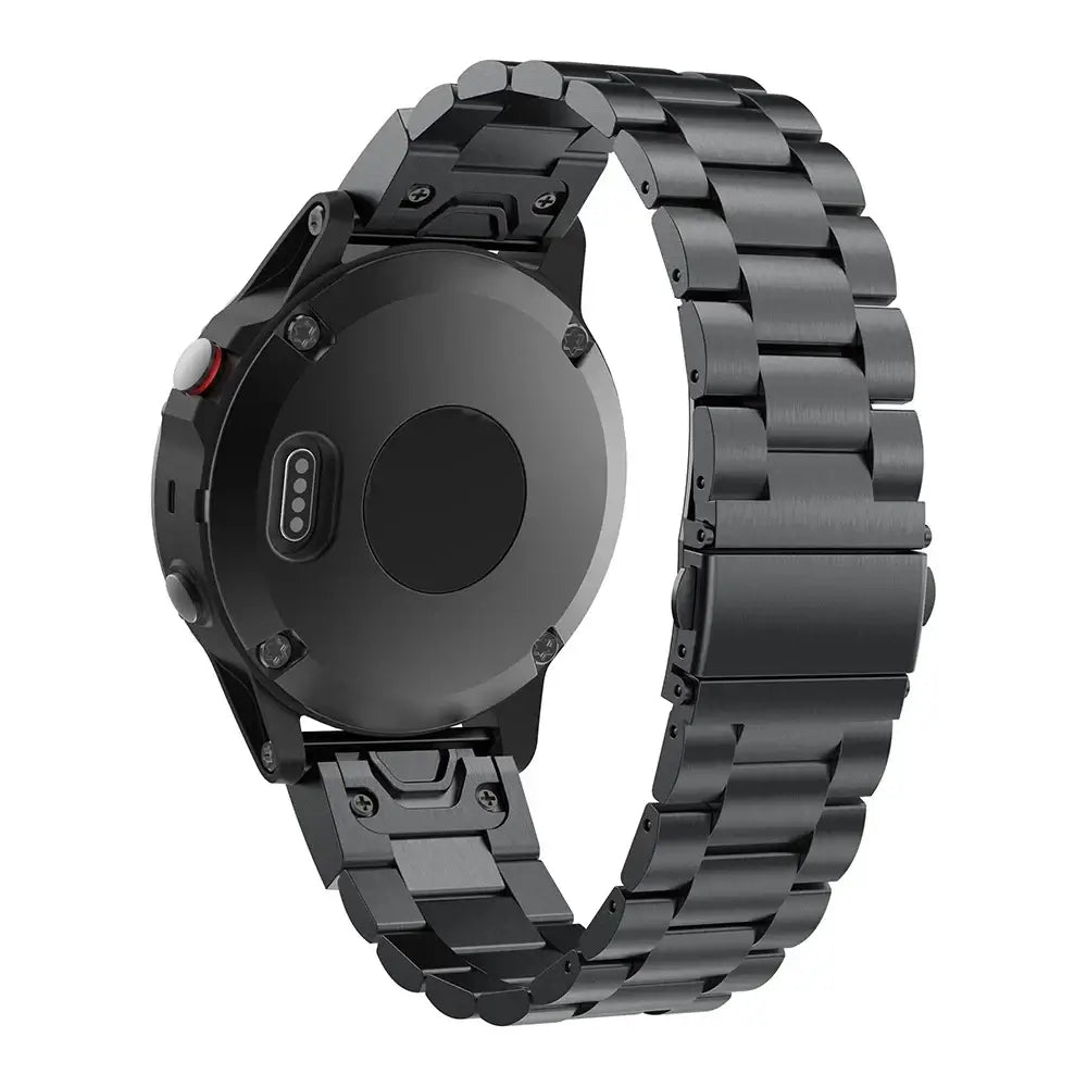 Garmin Stainless Steel QuickFit Strap - Sleek and Stylish - Triathlete Store