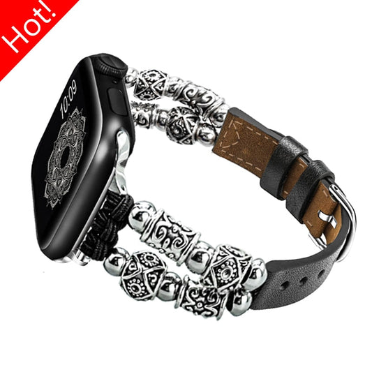 Leather Retro Apple Watch Band Series 11/10/9/8/7/6/5/4/ SE / Ultra 1/2/3