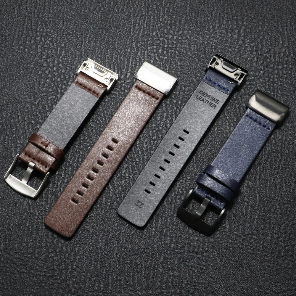 Garmin Leather Watch Band - Premium Comfort Stylish Design - Triathlete Store