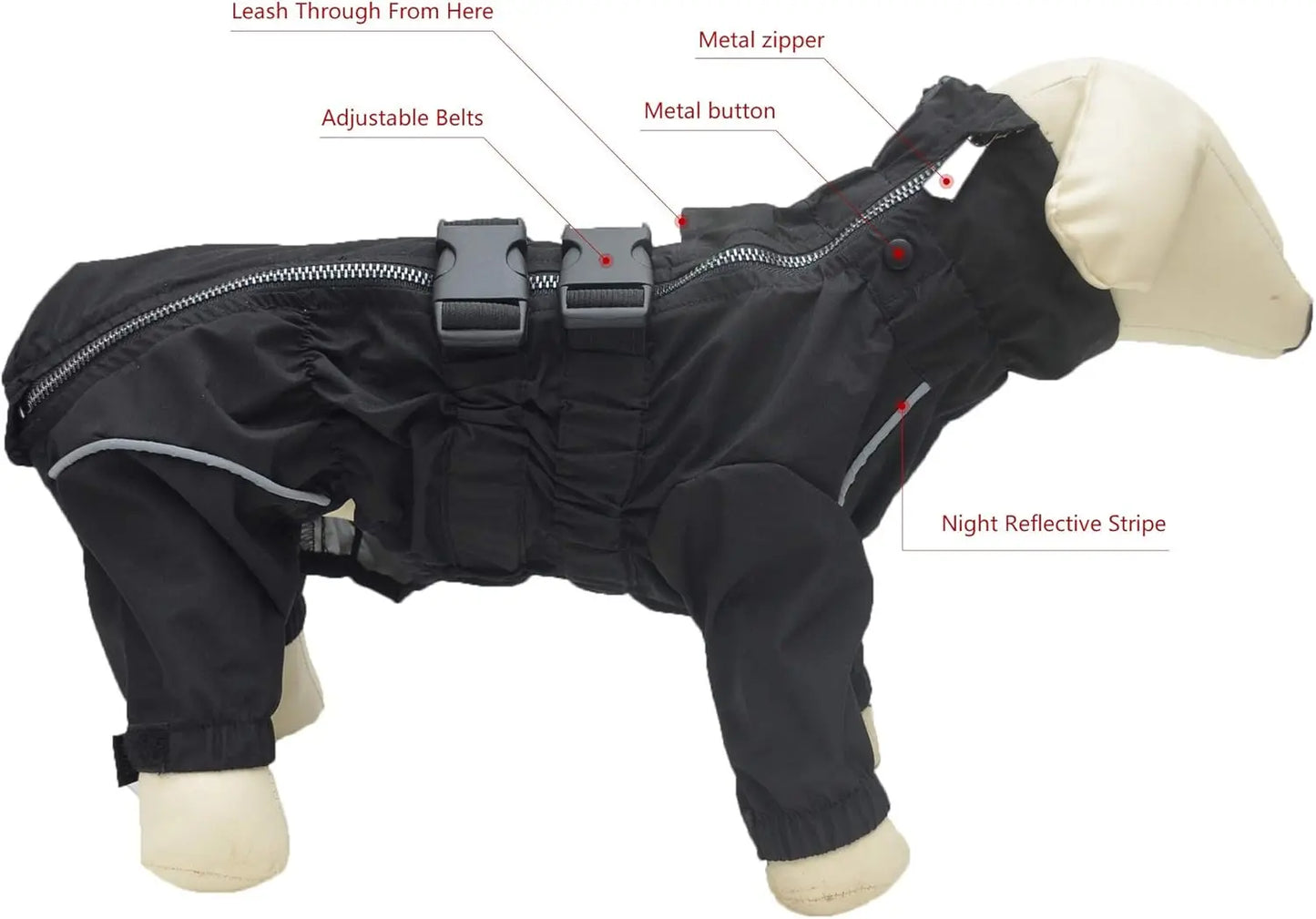 PawGuard Reflective Dog Jacket - Waterproof & Windproof