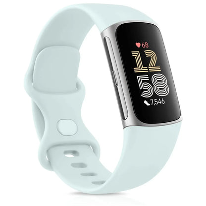 Fitbit Charge 5 6 Silicone Band - Comfortable Stylish Design