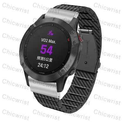Garmin Carbon Fiber Band - Durable QuickFit Strap
