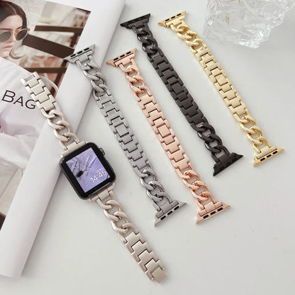 Apple Watch Metal Chain Strap - Premium Stylish Design