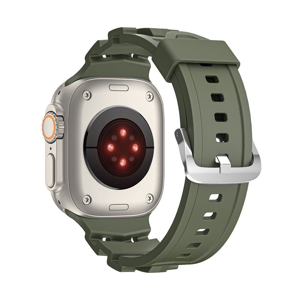 Silicone Strap Band for Apple Watch Band/Strap Series 11/10/9/8/7/6/5/4/ SE / Ultra 1/2/3