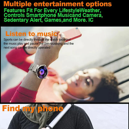 2024New For Huawei Xiaomi GPS Track Smart Watch Men 1.85-Inch Ultra HD AMOLED Screen 710 Mah Battery Bluetooth Call SmartWatches