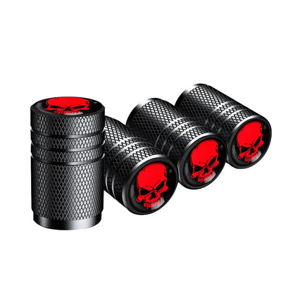 4PCS Skull Valve Stem Caps