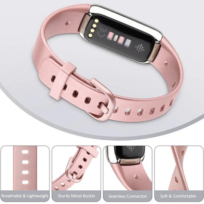 Fitbit Luxe Silicone Band - Soft Waterproof Comfortable Strap