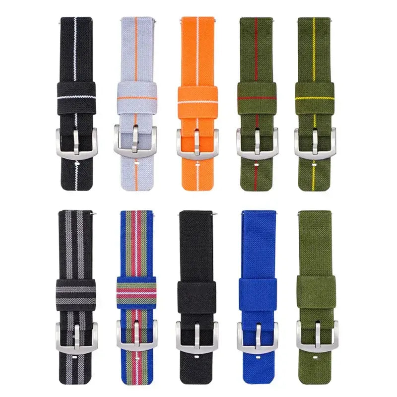 Huawei Watch & Watch GT Woven Nylon Band with Fabric Keepers
