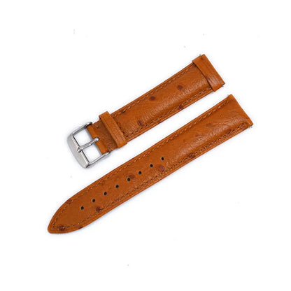 Samsung Galaxy Watch 7, 6, 5, 4 & FE Ostrich-Pattern Leather Band