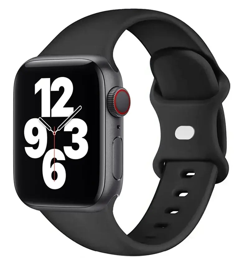 Apple Watch Silicone Band - Soft Waterproof Flexible Strap