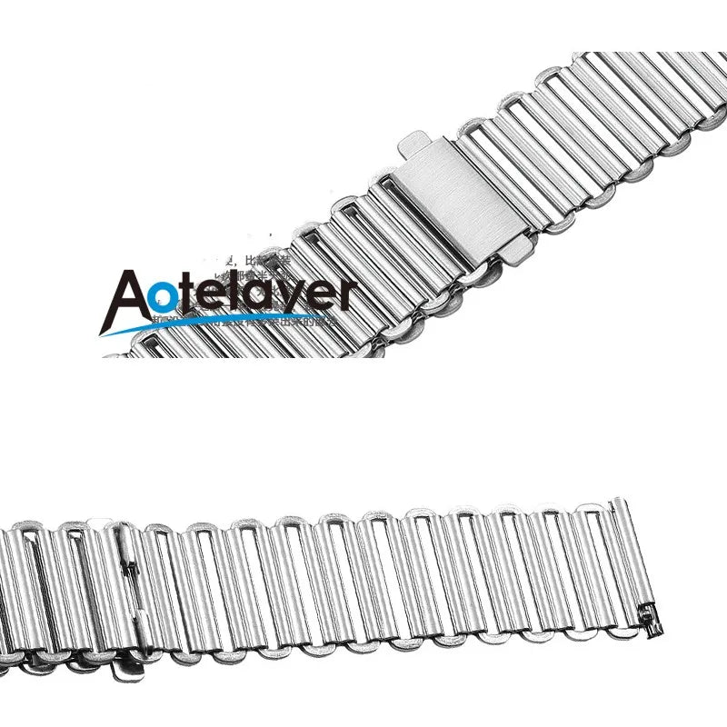 Samsung Galaxy Watch 7, 6, 5, 4 & FE Vintage Ladder Link Steel Bracelet