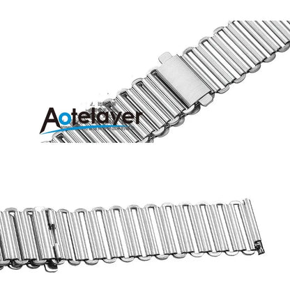 Samsung Galaxy Watch 7, 6, 5, 4 & FE Vintage Ladder Link Steel Bracelet