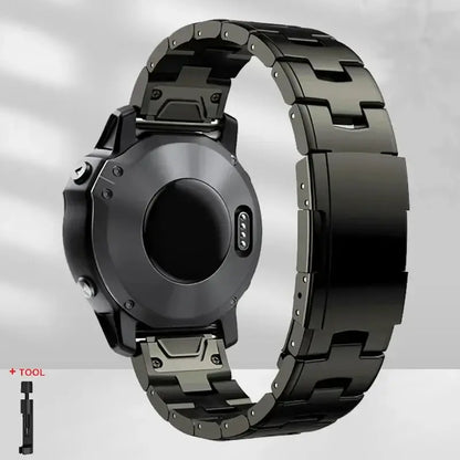 Garmin Steel Band - Modern QuickFit Design Strap