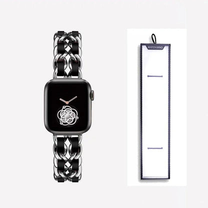 Apple Watch Stainless Steel Strap - Luxury Chain Design