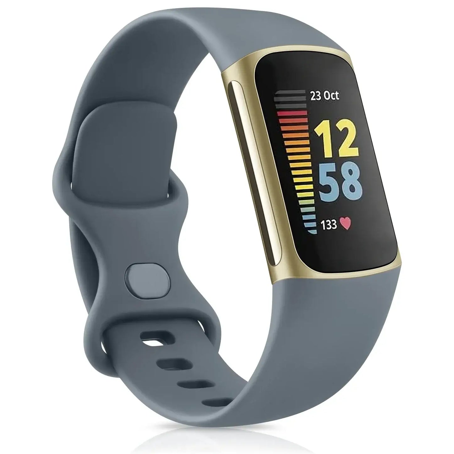 Fitbit Charge 5 6 Silicone Band - Comfortable Stylish Design