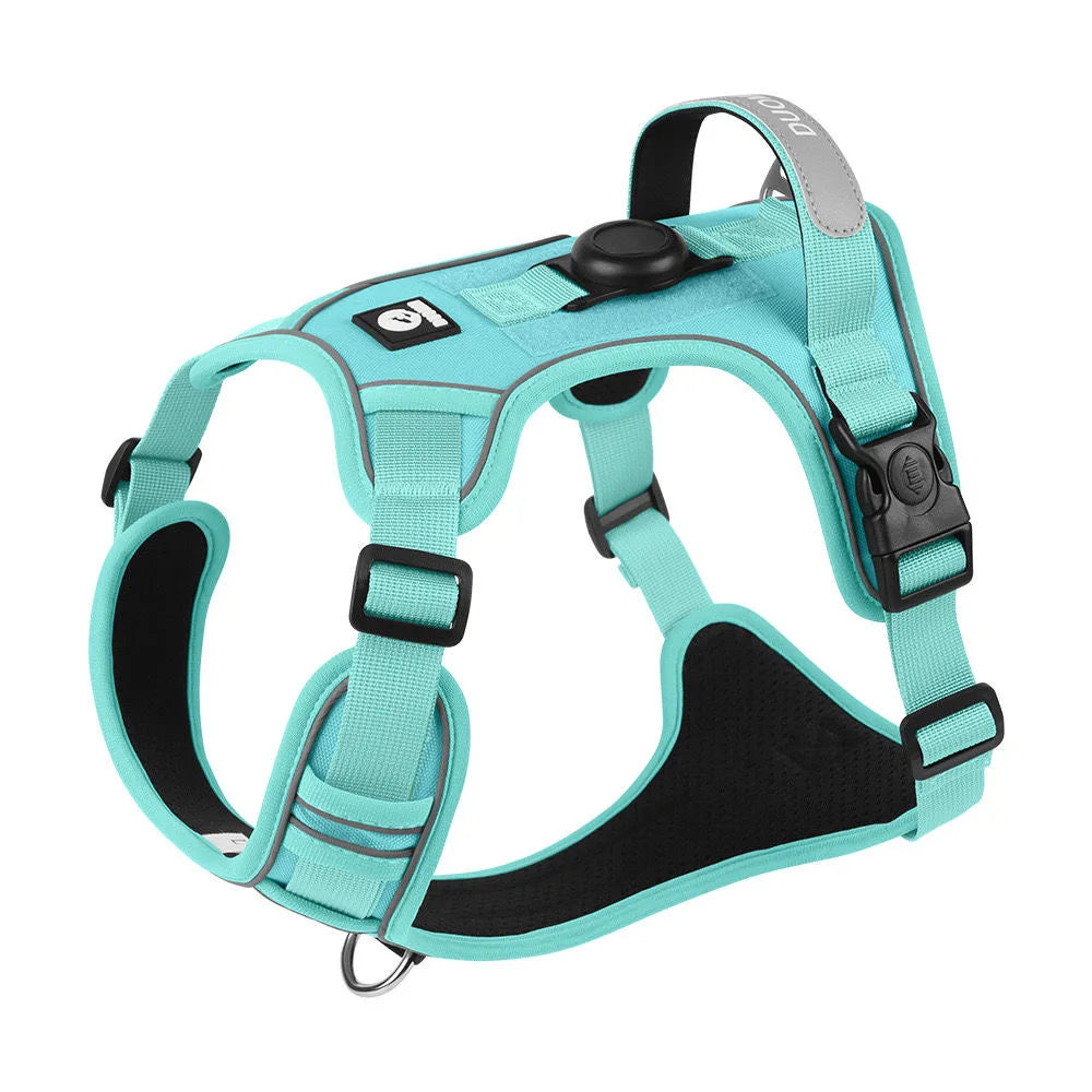 TrackSafe Reflective No-Pull Dog Harness & Leash Set