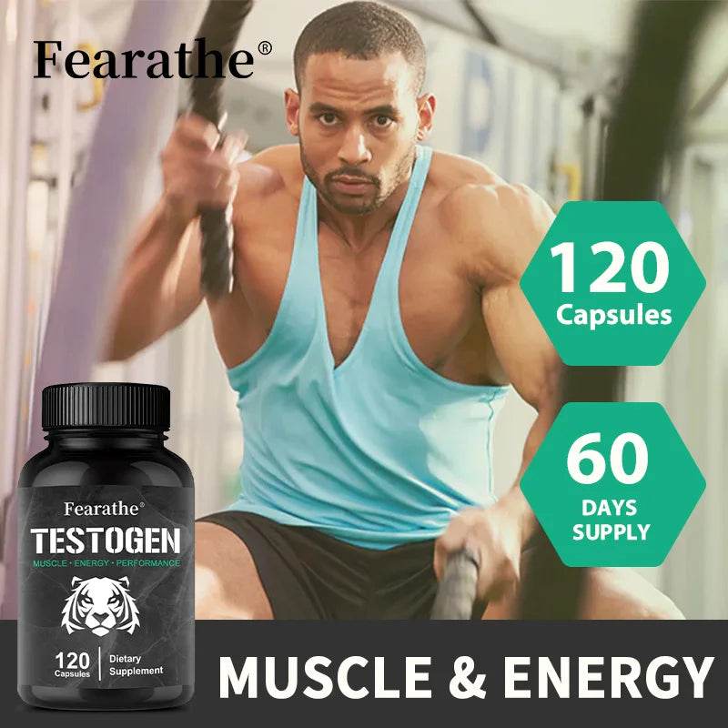 Black Pepper Extract Supplement - Helps Improve Male Performance, Muscle Mass, Energy and Endurance, and Overall Health