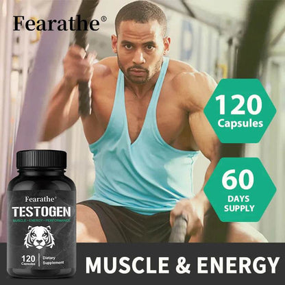 Black Pepper Extract Supplement - Helps Improve Male Performance, Muscle Mass, Energy and Endurance, and Overall Health