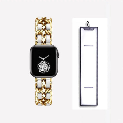 Apple Watch Stainless Steel Strap - Luxury Chain Design