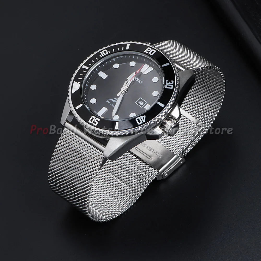 Samsung Galaxy Watch 7, 6, 5, 4 & FE Milanese Mesh Band with Sliding Clasp