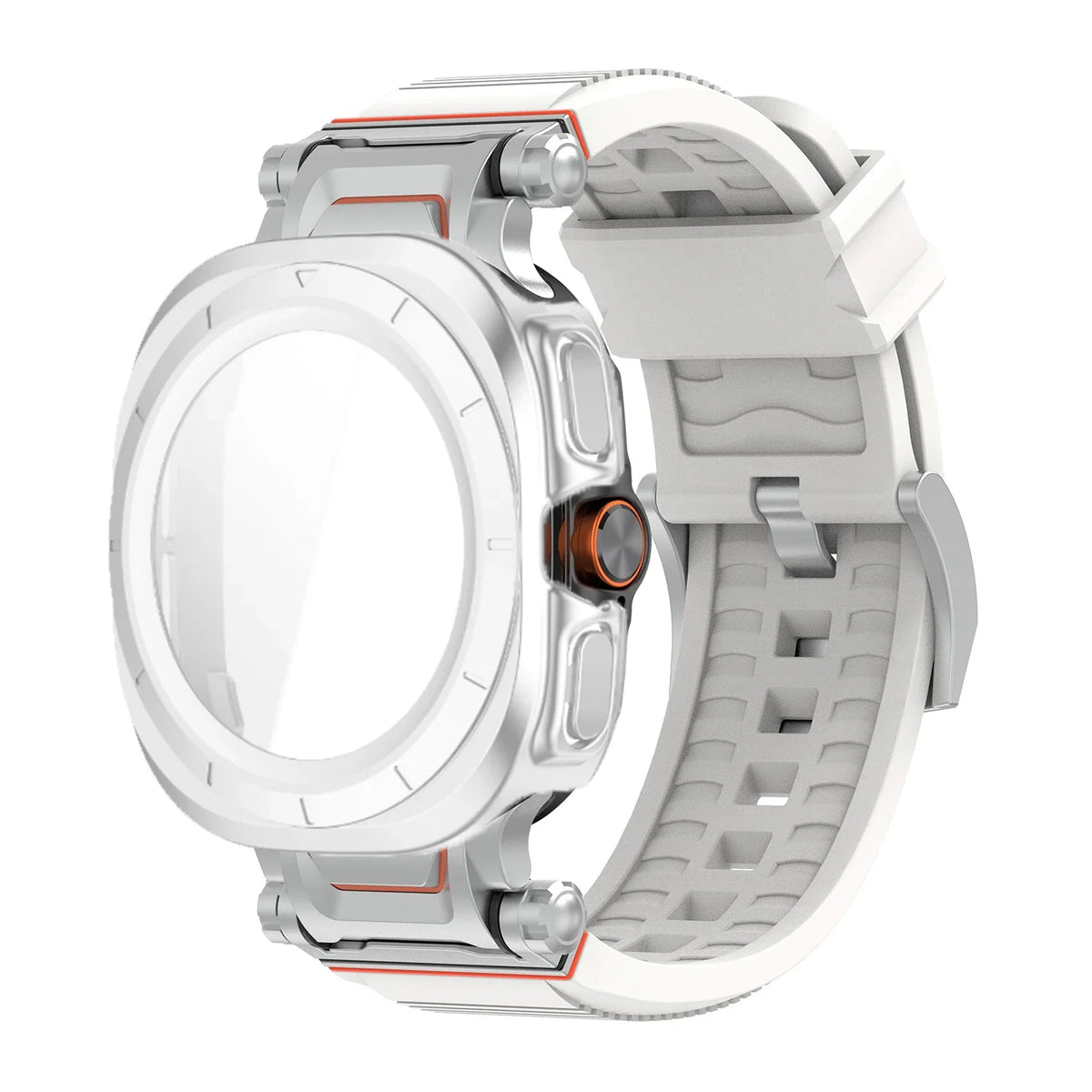 Samsung Galaxy Watch Ultra & Ultra 2 Silicone Band & Protective Case
