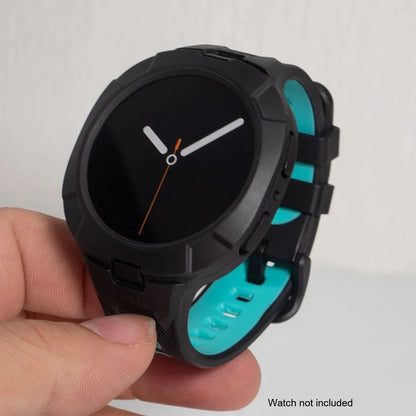 Samsung Galaxy Watch8 & 9 44mm Silicone Sport Band with Built-in Case
