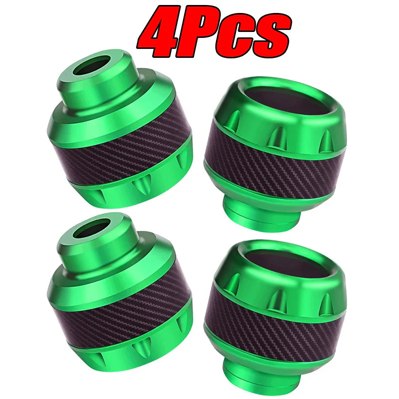 4PCS Motorcycle Crash Protectors Front Fork Slider Cups