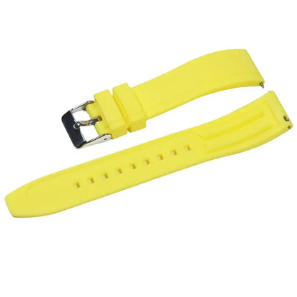 TicWatch Pro 5, Pro 3 & E3 Raised-Center Silicone Buckle Band