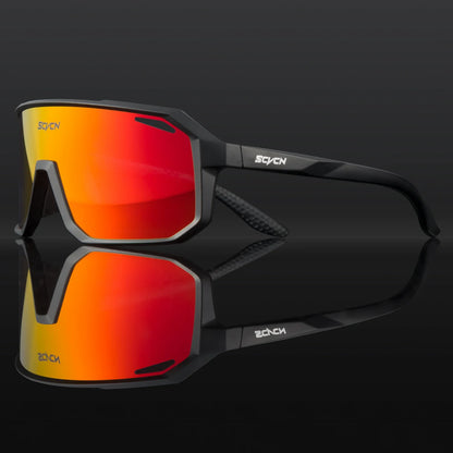 SCVCN Brand Photochromic Cycling Sunglasses UV400 Women Sports Running Eyewear Men Road Mountain Bicycle Glasses Bike Goggles
