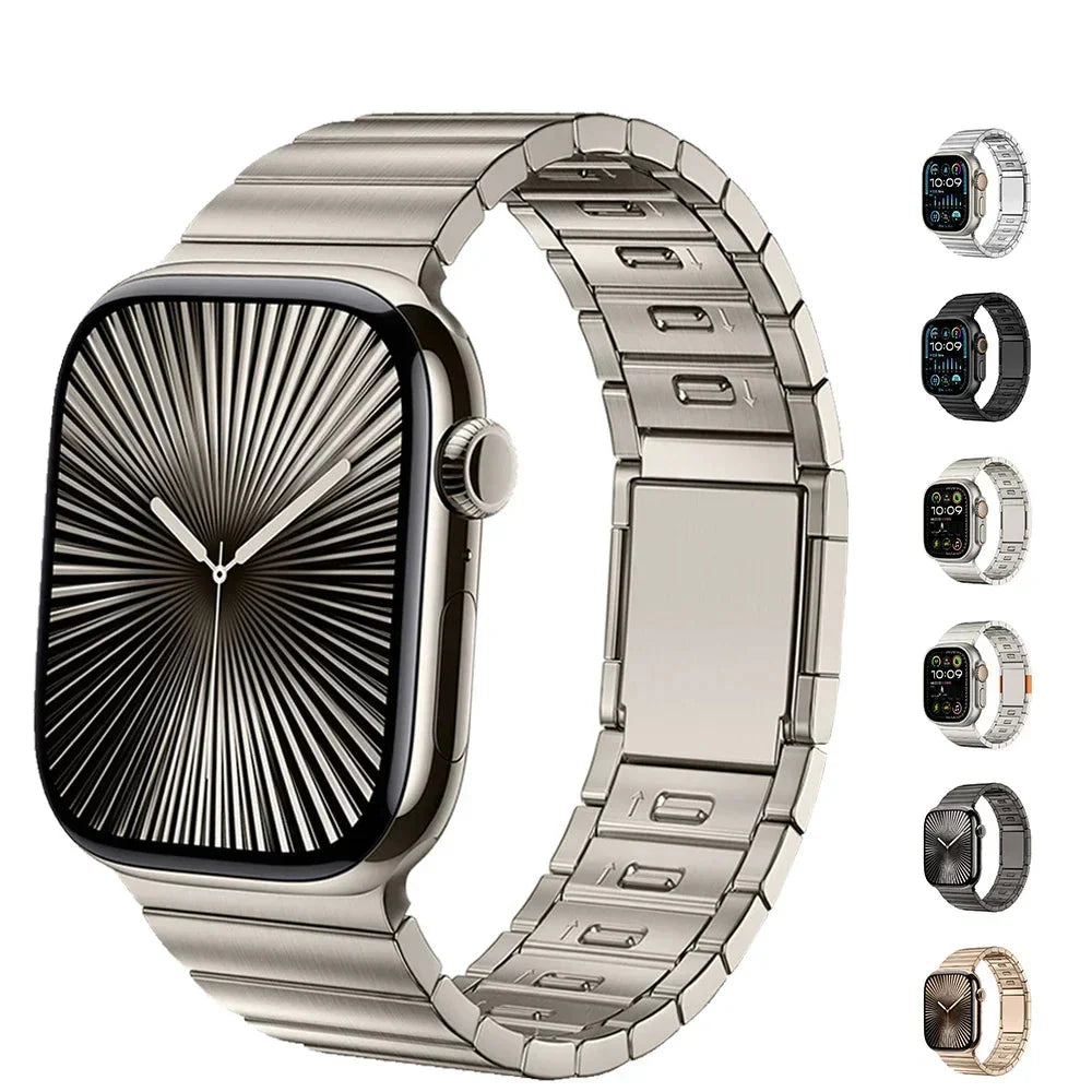 Apple Watch Stainless Steel Band - Magnetic Buckle Strap