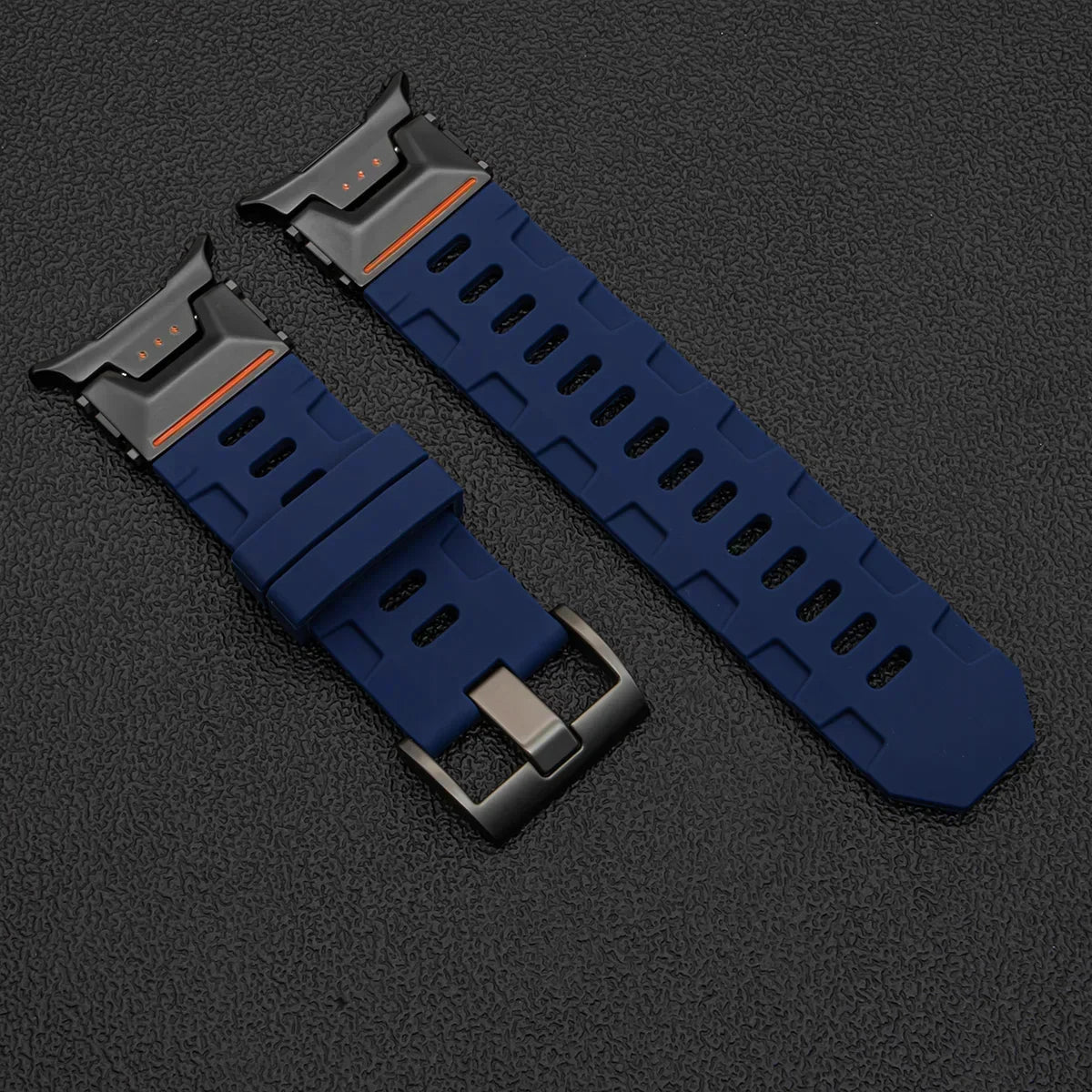 Samsung Galaxy Watch Ultra & Ultra 2 Rugged Silicone Band, No Gaps