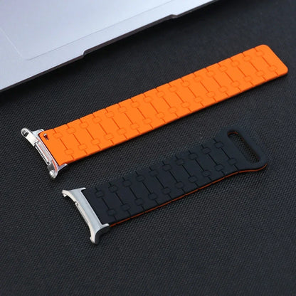 Samsung Galaxy Watch8, 9 & Ultra Two-Tone Magnetic Silicone Band