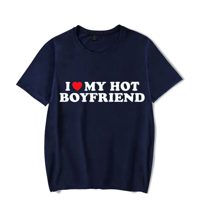 I Love My Hot Girlfriend I love my hot boyfriend Shirt