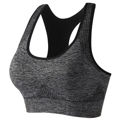 Breathable Low Impact Padded Sports Bra - Backless Workout Bra